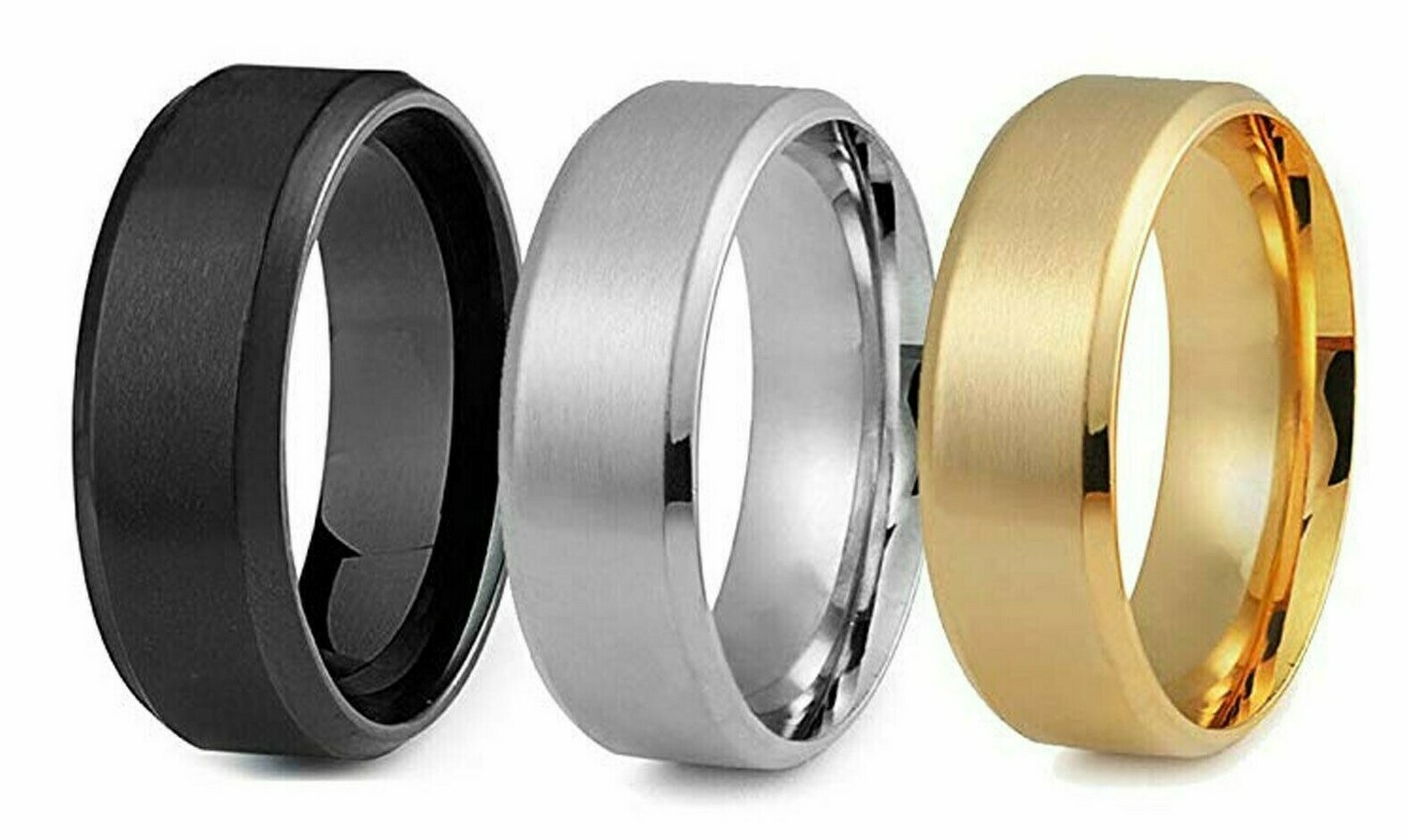 iTungsten Wedding Band 6mm Titanium Steel Ring