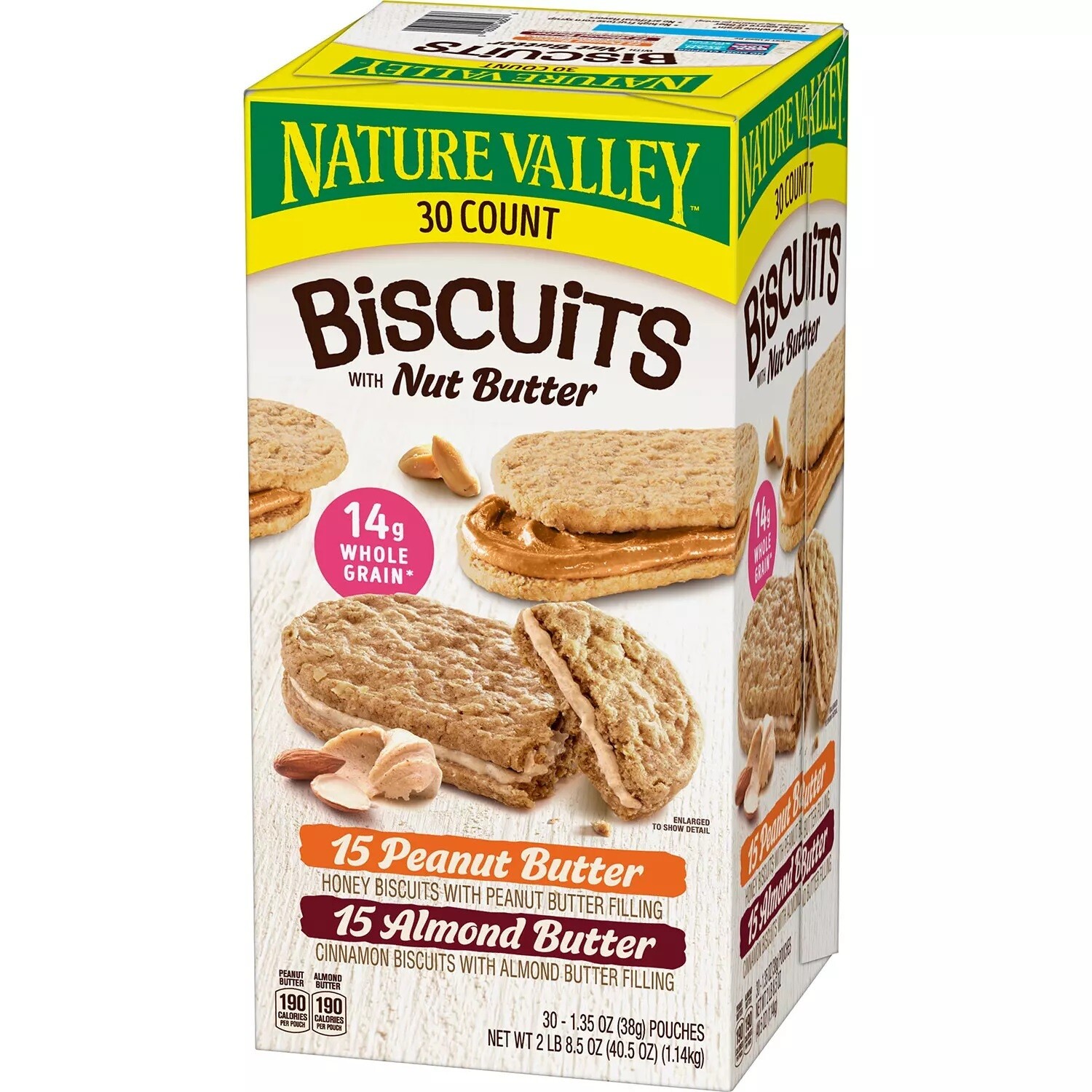 Nature Valley Biscuits with Nut Butter 30ct