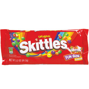 Fun Size Candy     Skittles Wildberry 6ct