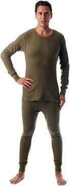 Thermal Underwear Set for Men - olive