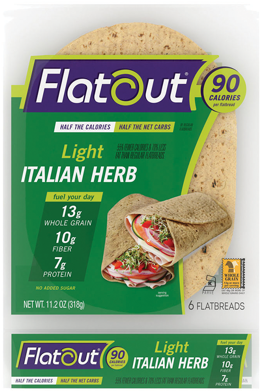 Flatout Flatbread 6ct - Light Italian Herb