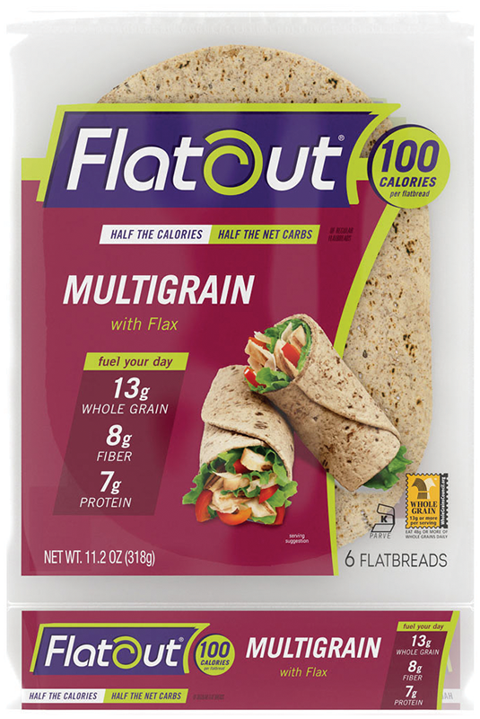 Flatout Flatbread 6ct - Multigrain with Flax