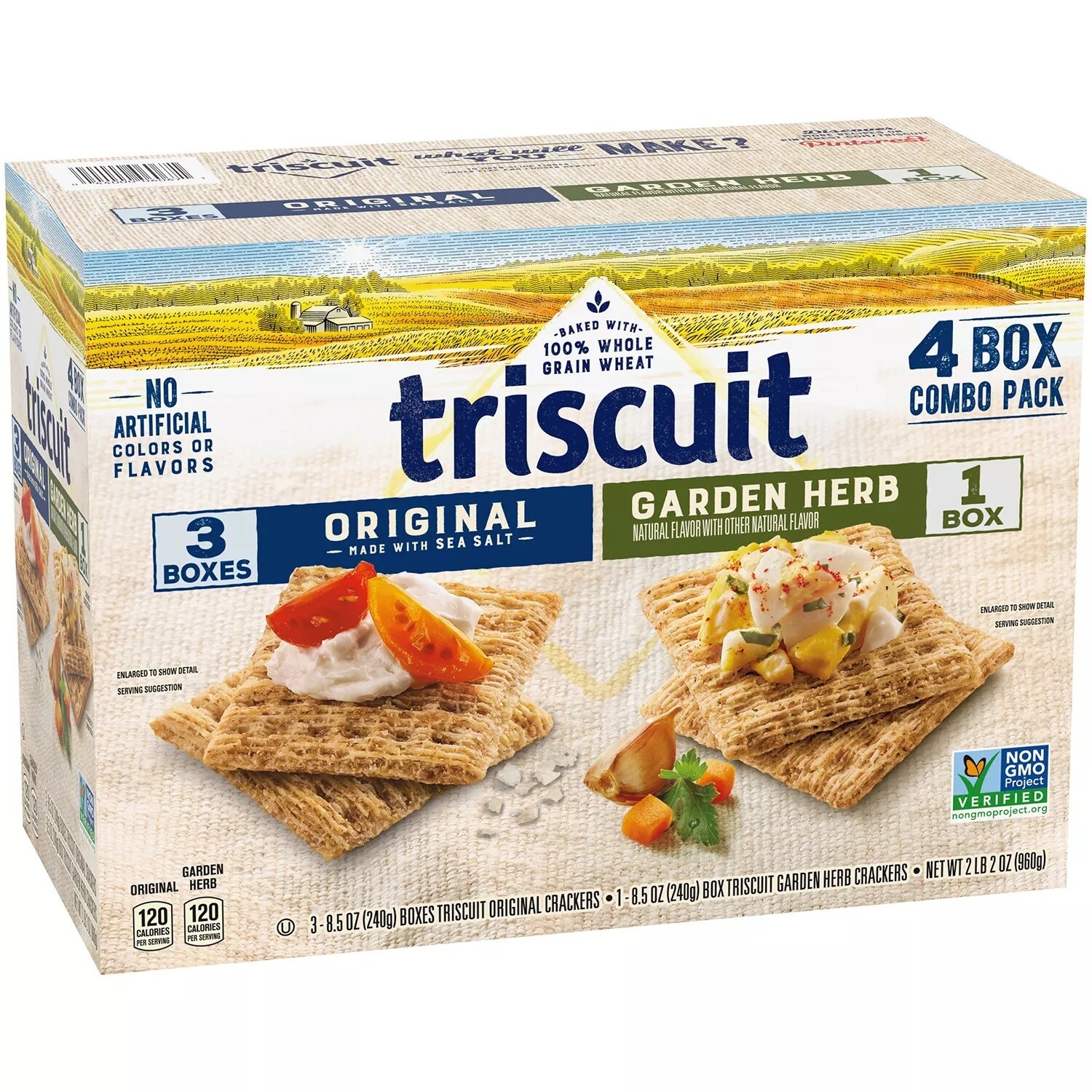 Triscuit Club Pack (4 boxes – 3 original, 1 garden herb)