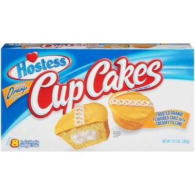 Hostess -    Cupcakes, Orange 8ct