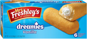 Mrs. Freshleys     Dreamies 6ct (similar to Twinkies)