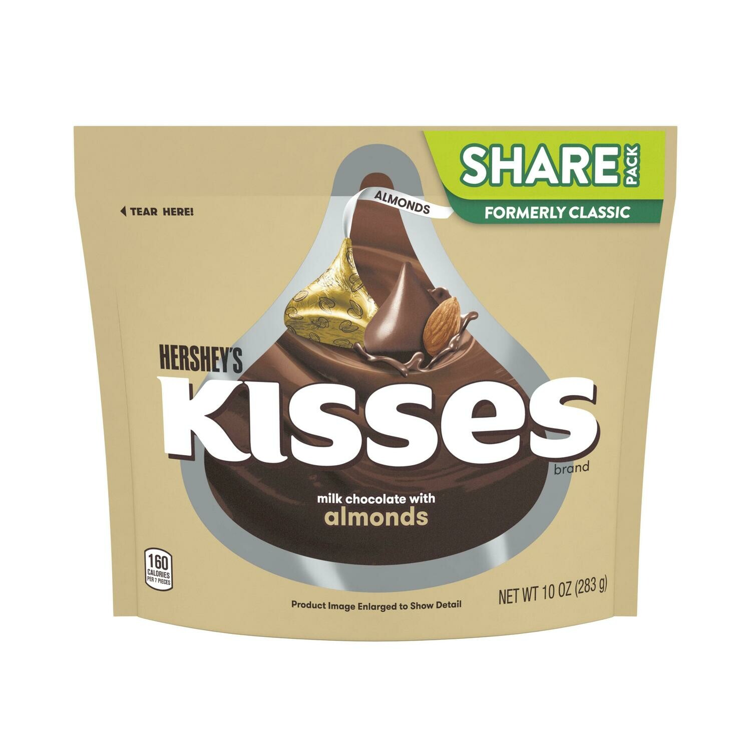 Share Pack Hershey's Kisses with Almonds