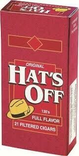 Hat's Off Cigars 100s Regular 20ct Pack