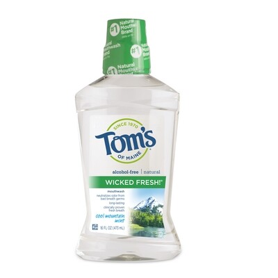 Tom's of Maine Alcohol-Free Wicked Fresh Mouthwash