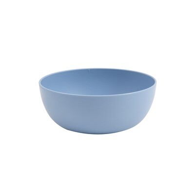 Mainstay 38oz blue plastic microwavable bowl