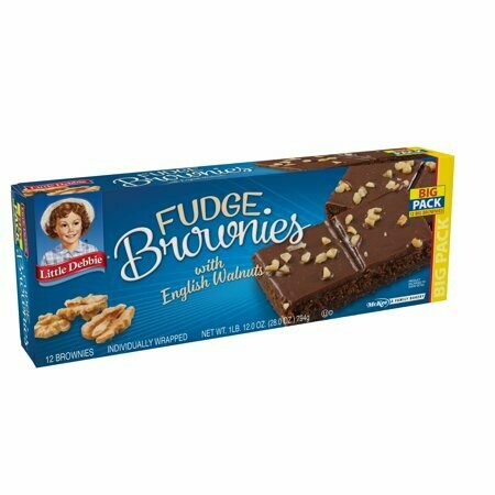 Little Debbies -    Fudge Brownies with Walnuts Big Pack 12ct