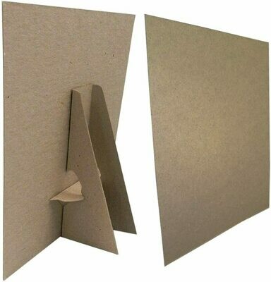 8.5" x 11" Kraft Cardboard Easel