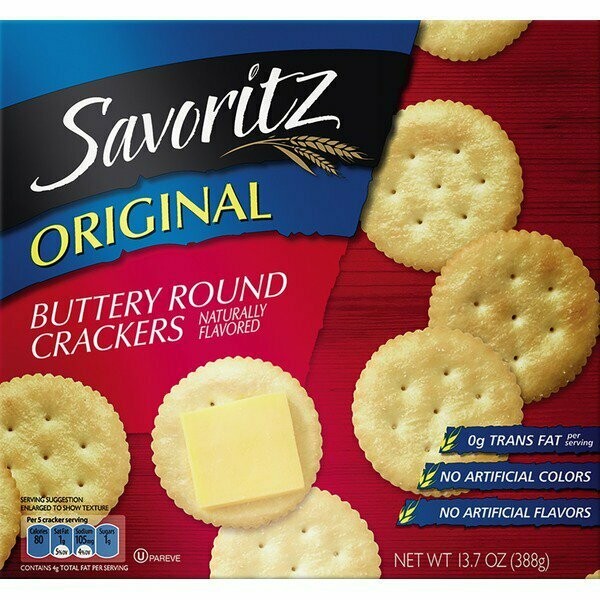 Savoritz Crackers    Golden Round (formerly buttery round)