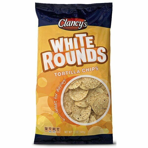 Clancy's Tortilla Chips, White Rounds