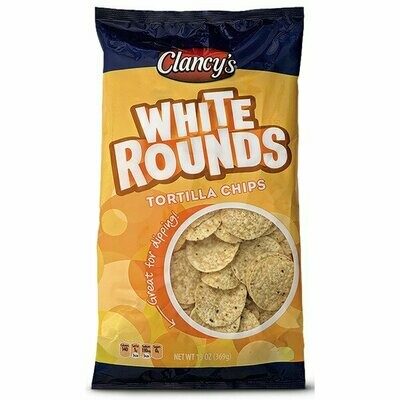 Clancy's -    Tortilla Chips, White Rounds