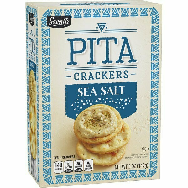 Savoritz Crackers     Sea Salt Pita