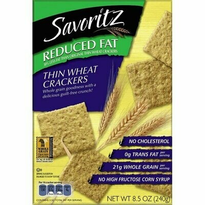 Savoritz Crackers Thin Wheat (reduced fat)