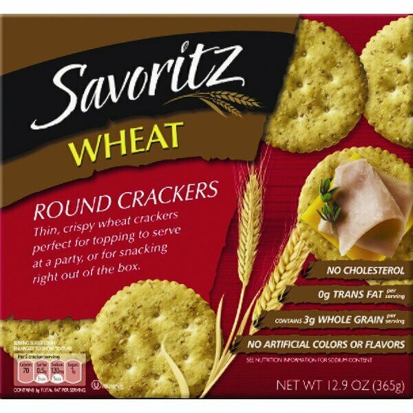 Savoritz Crackers     Wheat Round