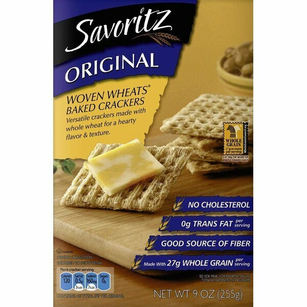 Savoritz Crackers     Woven Whole Wheat