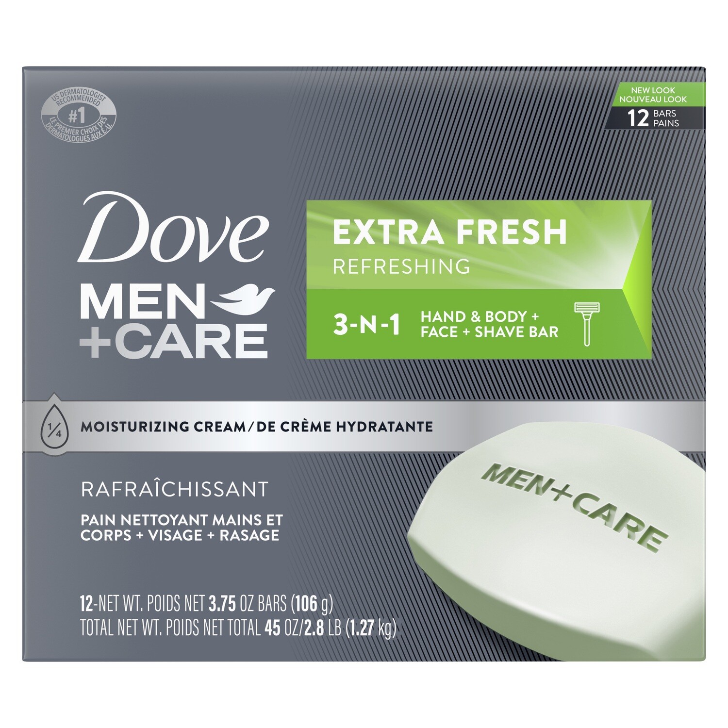 Dove Men + Care Extra Fresh 3.75oz 12ct
