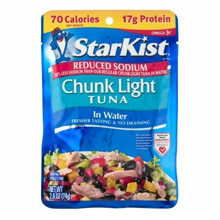 Starkist Chunk Light Tuna Reduced Sodium in Water