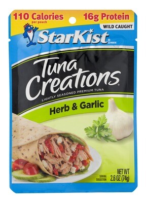 Starkist Tuna Creations     Herb &amp; Garlic