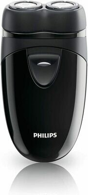 Philips Norelco Travel Electric Razor (uses two AA batteries)