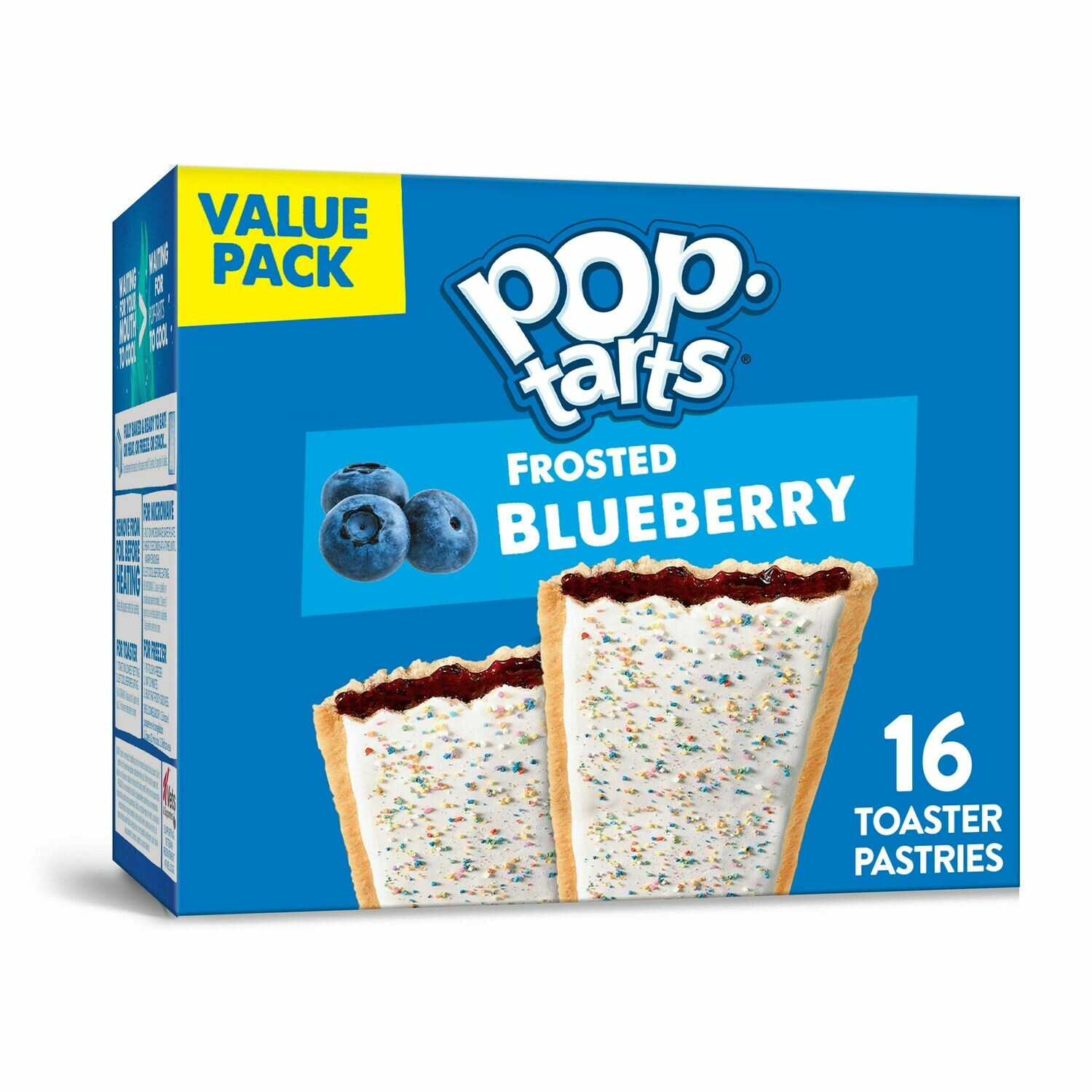 Pop Tarts 16ct Value Pack     Frosted Blueberry