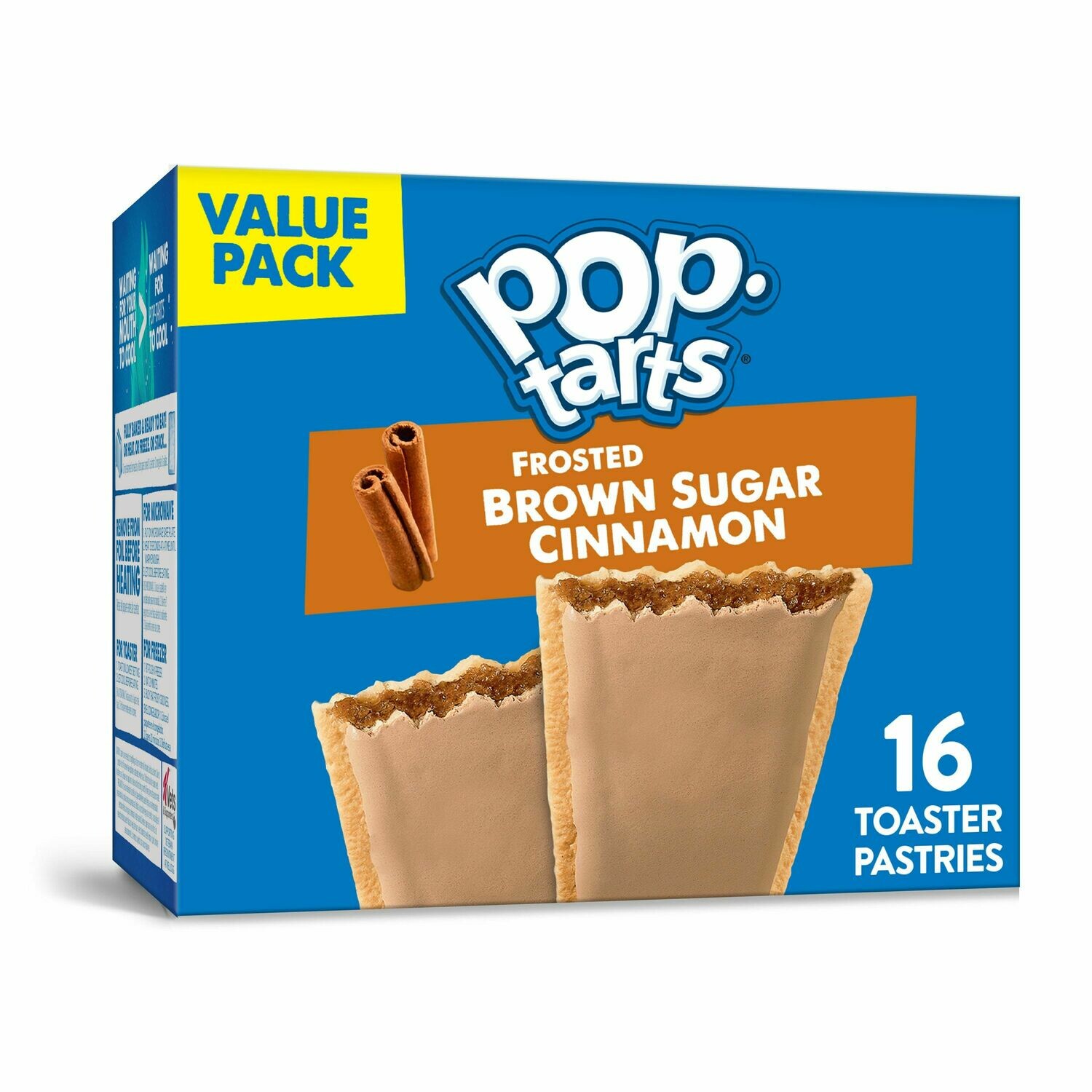 Pop Tarts 16ct Value Pack     Frosted Brown Sugar Cinnamon