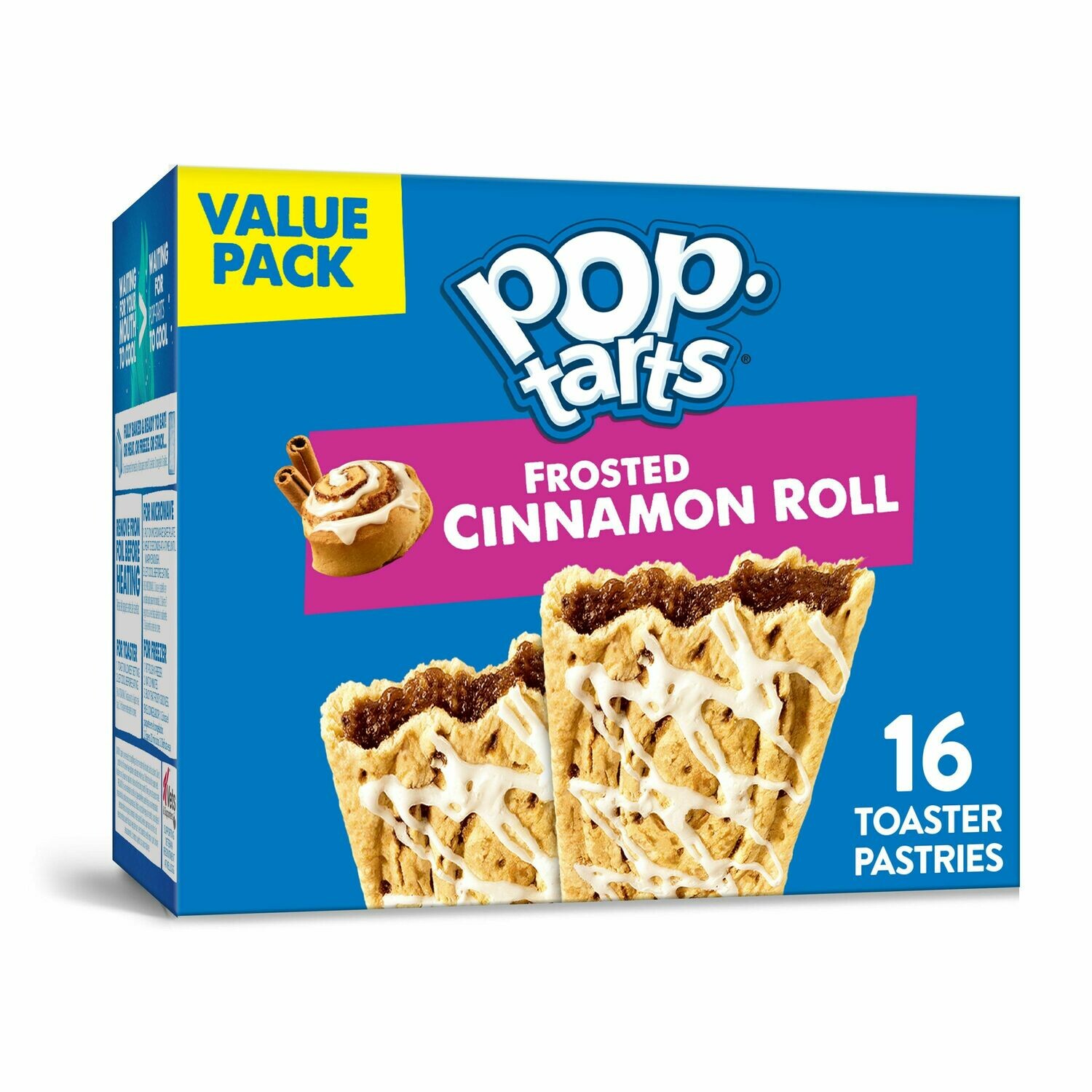 Pop Tarts 16ct Value Pack Frosted Cinnamon Roll