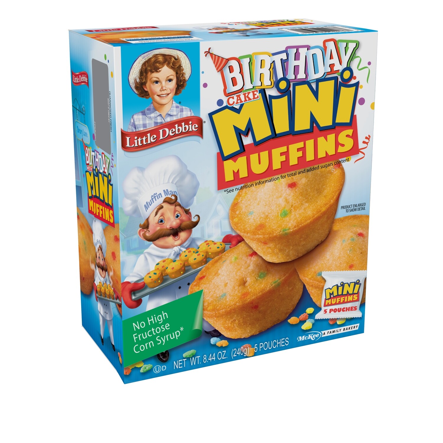 Little Debbies -    Mini Muffins, Birthday Cake 20ct