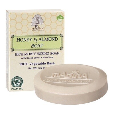 Madina Black African Honey & Almond Soap 3.5oz