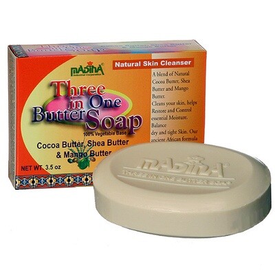 Madina Black African 3 in 1 Butter Soap 3.5oz