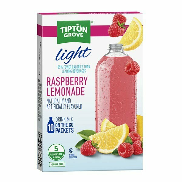 Tipton Grove 10ct - (add to 16.9oz water)     Raspberry Lemonade