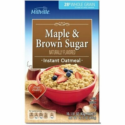 Generic Oatmeal 10ct Maple & Brown Sugar