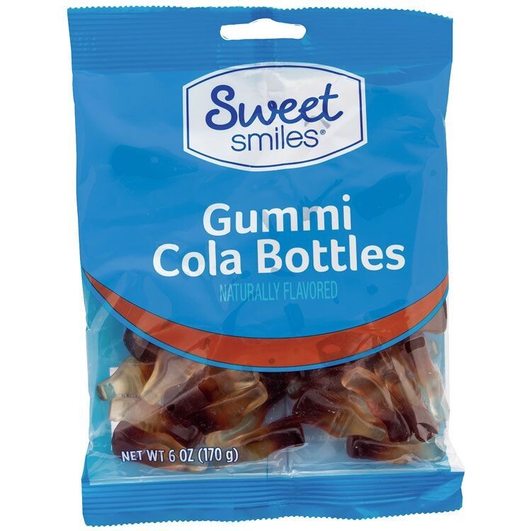 Sweet Smiles Gummi Cola Bottles