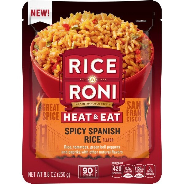 Rice-a-Roni Heat & Eat Rice Microwavable Pouch - Spicy Spanish