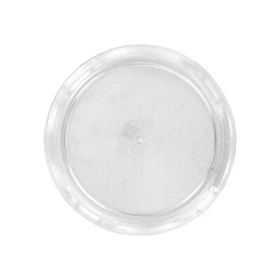9" clear plastic round plates 8ct