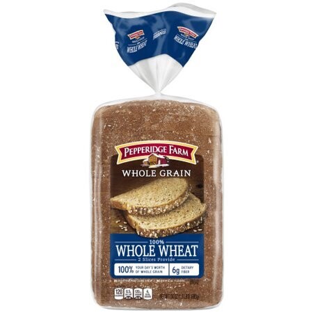 Pepperidge Farm Farmhouse     100% Whole Wheat Bread