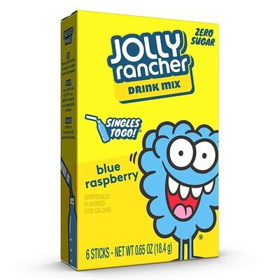 Jolly Rancher 6ct - (add to 16.9oz water)     Blue Raspberry