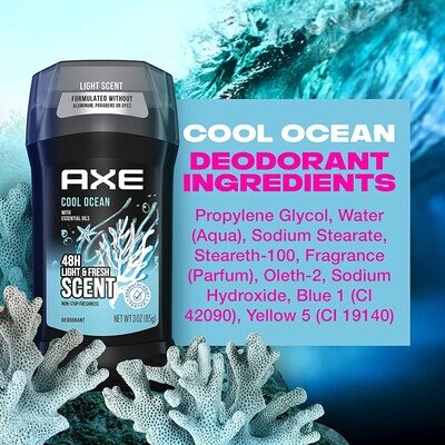 Axe Deodorant     Cool Ocean 3oz