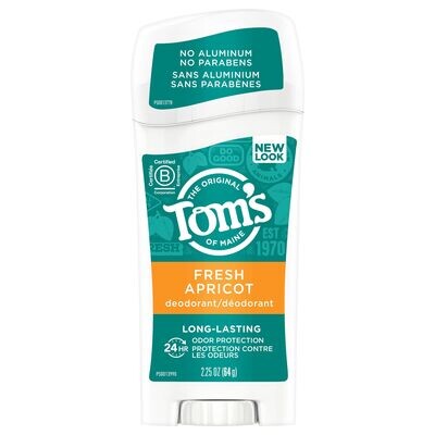 Tom's of Maine Apricot deodorant 2.25oz