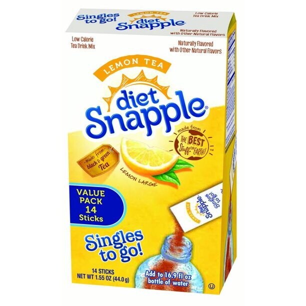 Snapple Lemon Tea 6ct - (add to 16.9oz water)
