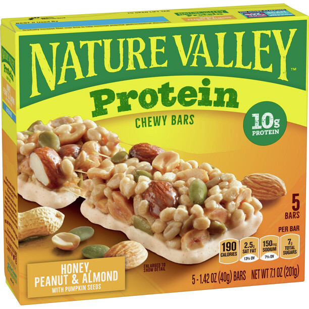 Nature Valley Protein Bars 5ct Honey, Peanut & Almond