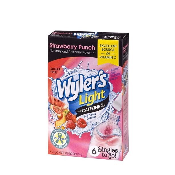 Wyler's Light 8ct - (add to 16.9oz water)     Strawberry Punch