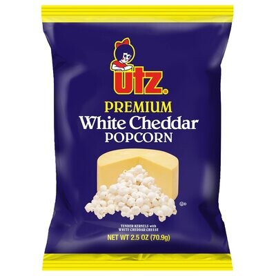 Utz Popcorn     White Cheddar