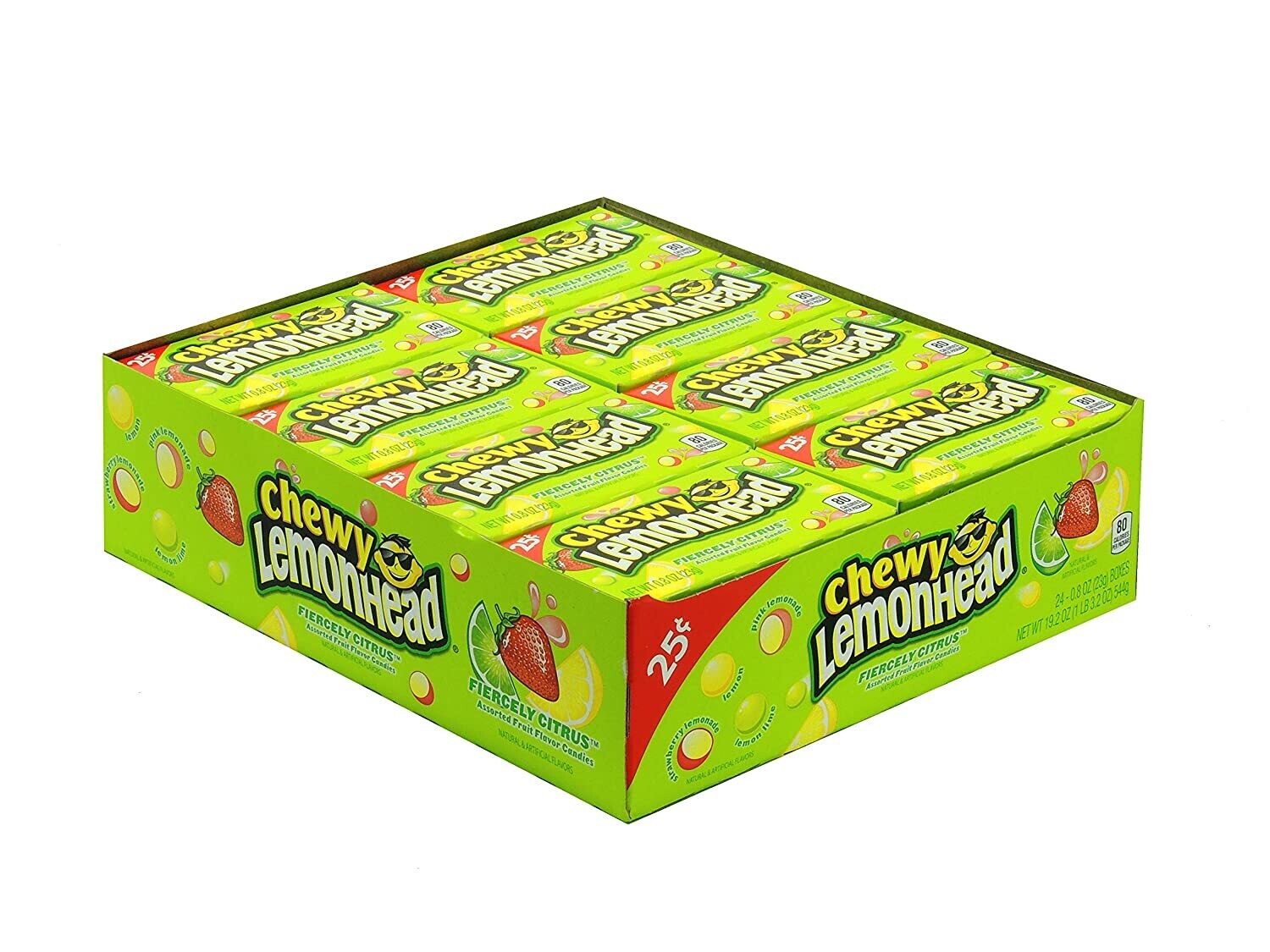 Lemonheads 24ct boxes     Chewy Lemonheads, Fiercely Citrus