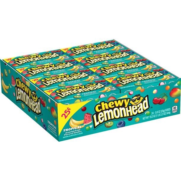 Lemonheads 24ct boxes     Chewy Lemonheads, Tropical
