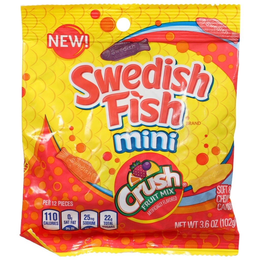 Peg Bags     Swedish Fish Crush