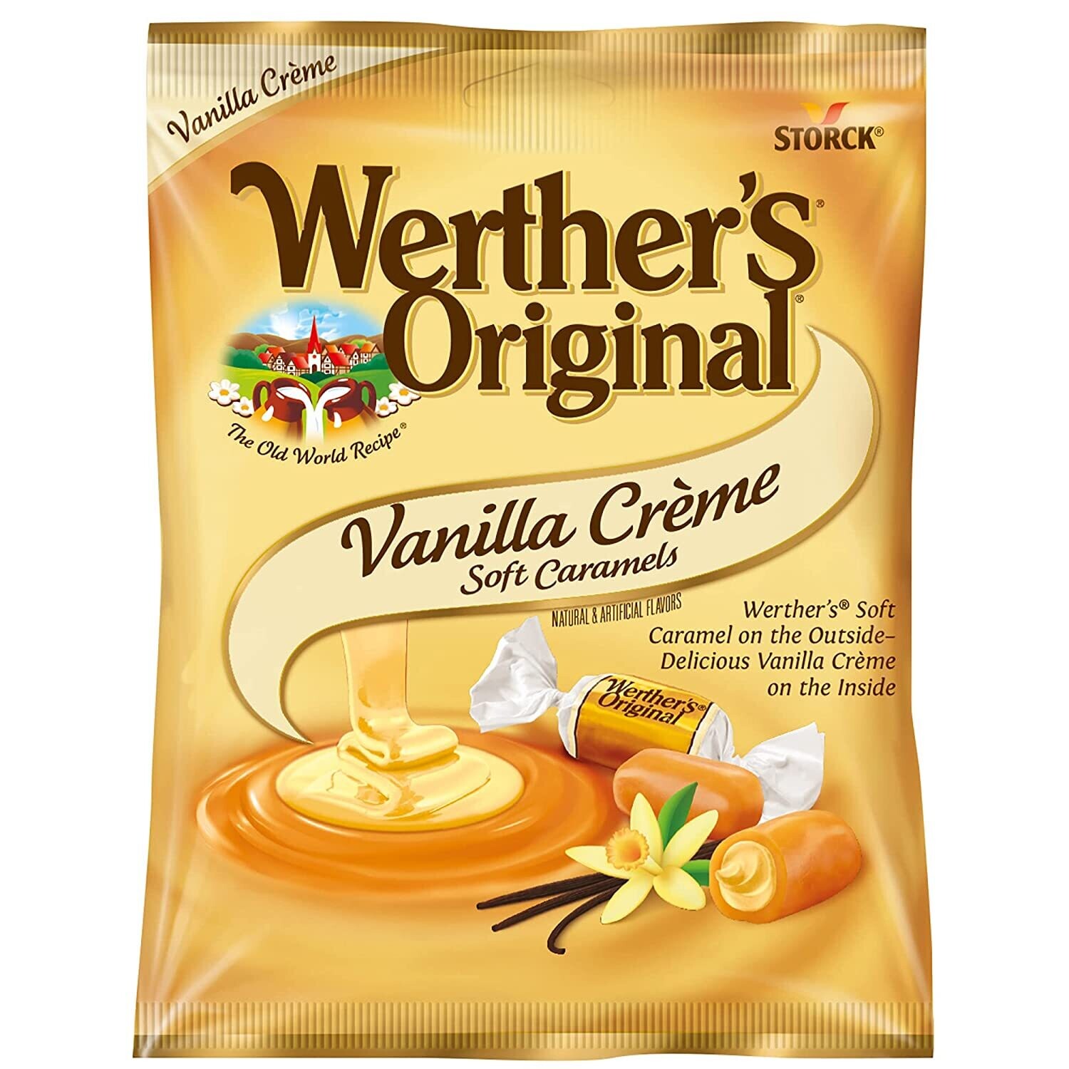 Werther's Original Peg Bags -    Vanilla Creme Soft Caramels