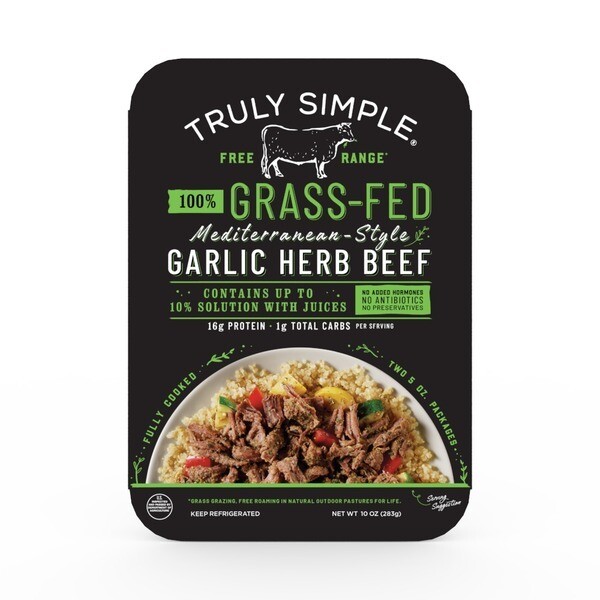 Truly Simple Grass-Fed Beef - Mediterranean-Style Garlic Herb Beef